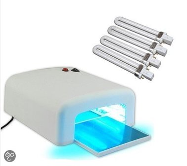 36W UV Lamp Gel Nagels Droger Wit (Incl. lampen)