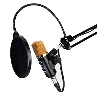Universele popfilter voor studio microfoons
