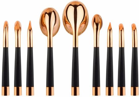 Evvie Deluxe Edition 9-delige Oval Brush set