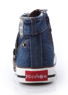 Sneaker Jeans &ndash; donkerblauw 