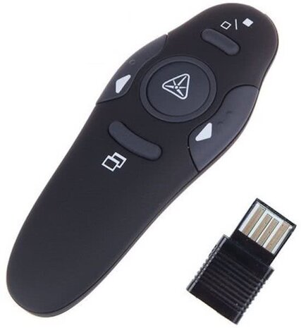 Draadloze Wireless USB Presenter Met Laser Pointer - PowerPoint Afstandsbediening